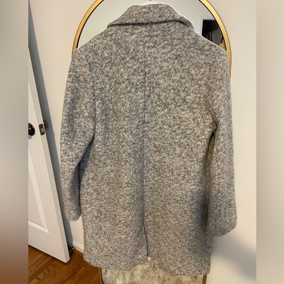 Banana Republic heather grey wool coat - Picture 2 of 3
